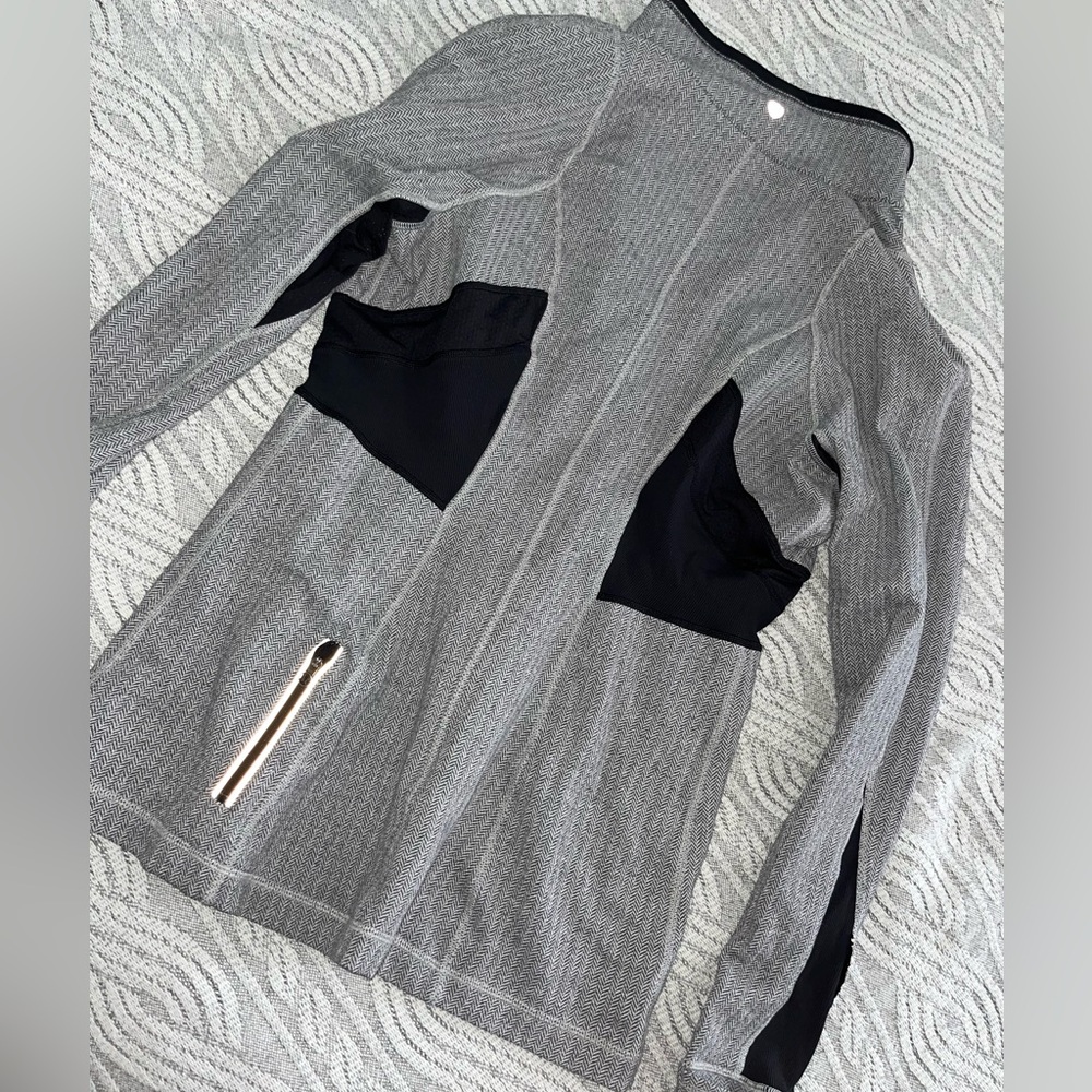 Lululemon zip pullover sweatshirt gray